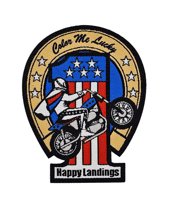 Evel Knievel Happy Landings Patch