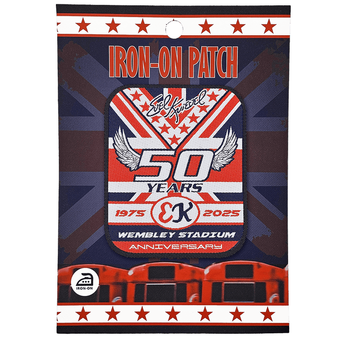 Evel Knievel 50th Anniversary Wembley Union Jack Patch