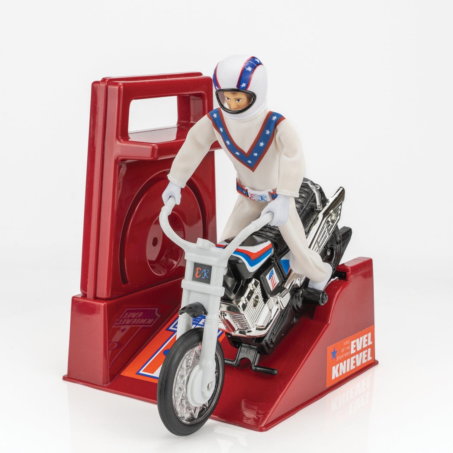 evel knievel spielzeug Evel Knievel Stunt Cycle - Trailbike Edition / Black – California Creations