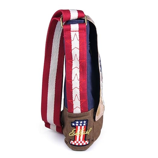 EVEL KNIEVEL LEGACY CANVAS MESSENGER BAG