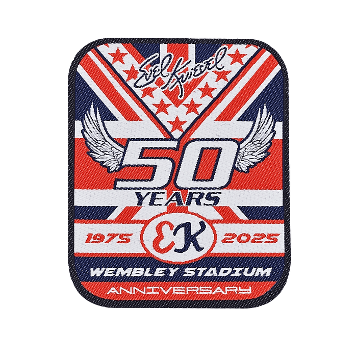 Evel Knievel 50th Anniversary Wembley Union Jack Patch