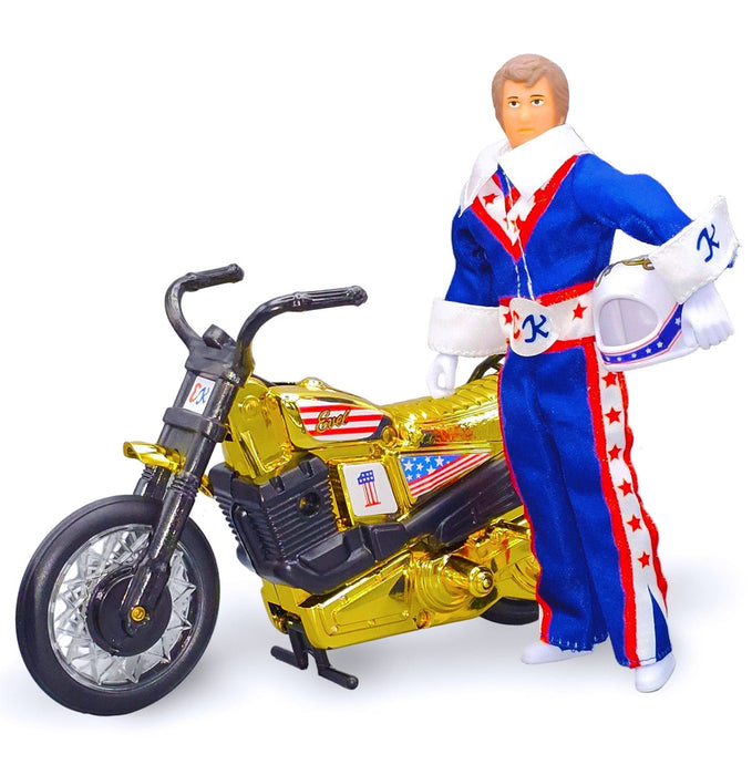Wembley 50th Anniversary Evel Knievel Stunt Cycle Set – Limited Gold Edition
