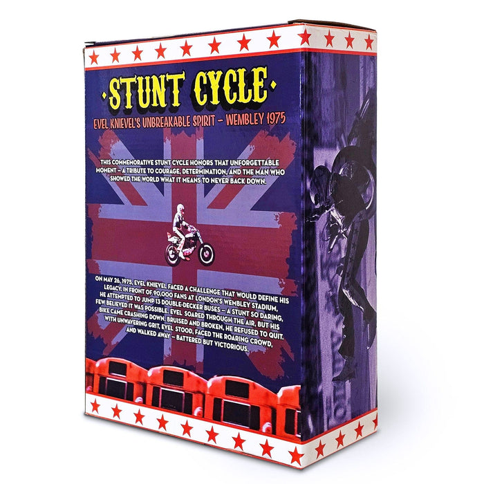 Wembley 50th Anniversary Evel Knievel Stunt Cycle Set – Limited Gold Edition