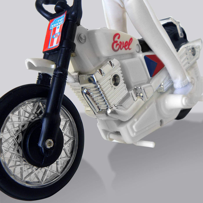 2023 Evel Knievel Stunt Cycle - Trail Bike Edition White